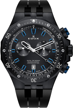 Edox Delfin The Original Chronograph 10109 37NBUCA NIBU Edox Delfin The Original Chronograph 10109 37NBUCA NIBU