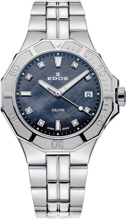 Edox Delfin The Original Diver Date Lady 53020 3M NANND Edox Delfin The Original Diver Date Lady 53020 3M NANND