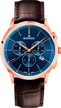 Edox Les Vauberts Chronograph Date 10236 37RC BUIR Edox Les Vauberts Chronograph Date 10236 37RC BUIR