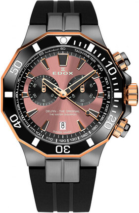 Edox Delfin The Original Chronograph 10112 357GRNCA BRNR Edox Delfin The Original Chronograph 10112 357GRNCA BRNR