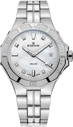 Edox Delfin Diver Date Lady 53020 3M NADN Edox Delfin Diver Date Lady 53020 3M NADN