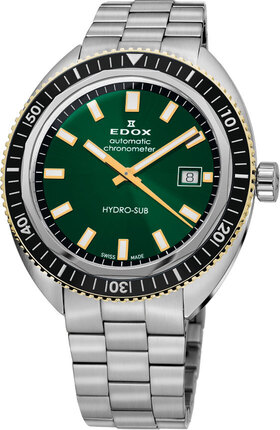 Edox Hydro-Sub Date Automatic Chronometer 80128 357JNM VID