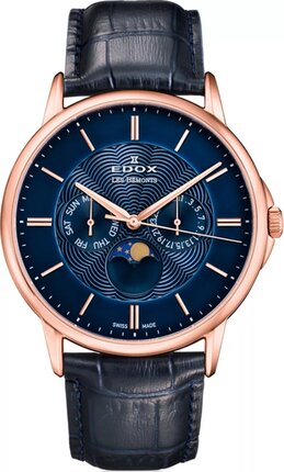 Edox Les Bemonts Multifunction Moon Phase 40002 37R BUIR Edox Les Bemonts Multifunction Moon Phase 40002 37R BUIR