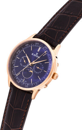 Edox Les Vauberts Annual Calendar 40101 37RC BUIR Edox Les Vauberts Annual Calendar 40101 37RC BUIR