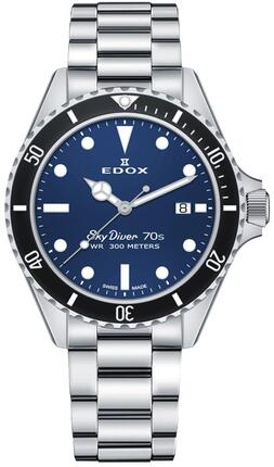 Edox SkyDiver 70s Date Quartz 53017 3NM BUI Edox SkyDiver 70s Date Quartz 53017 3NM BUI