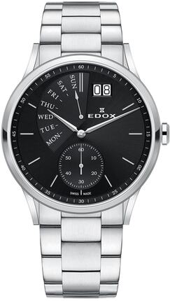 Edox Les Vauberts Day Retrograde 34500 3M NIN Edox Les Vauberts Day Retrograde 34500 3M NIN