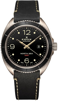 Edox North Sea 1967 Date Automatic 80118 BRN N67 Edox North Sea 1967 Date Automatic 80118 BRN N67