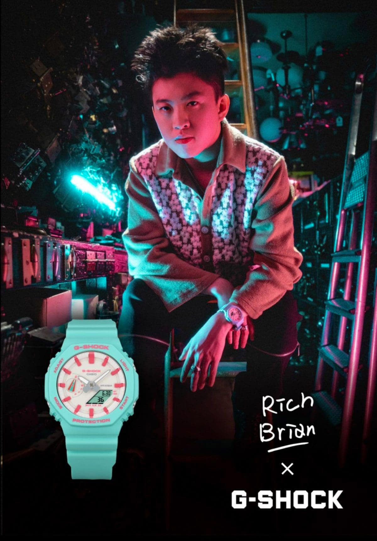 Casio GA-2100RB-3A Casio GA-2100RB-3A